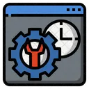 Browser Web Programming Time Management Icon