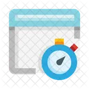 Browser Timer  Icon