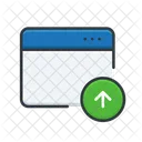 Browser upload  Icon