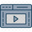 Browser Video  Icon
