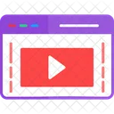 Browser Video  Icon