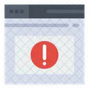 Browser Warning Browser Alert Error Icon