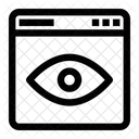 Ansicht Webseite Browser Symbol