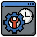 Browserzeit  Symbol