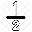 Bruch Mathematisches Symbol Mathematisches Zeichen Symbol