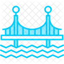 Brucke Stadtelemente Ingenieurwesen Symbol