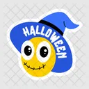 Emoji De Bruja Emoji De Halloween Sombrero De Bruja Icono