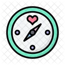 Brujula Del Amor Amor Corazon Icon