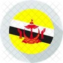 Brunei Burundi Flag Icon