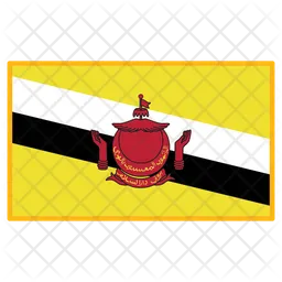 Brunei Flag Ícone