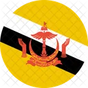 Brunei Bandera Mundo Icono