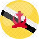Brunei Flag Country Icon
