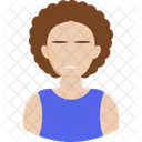 Brunette In A Shirt Avatar User Icon