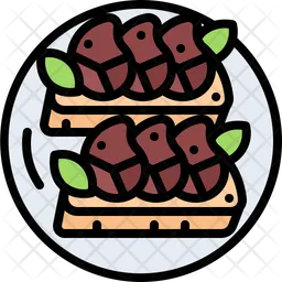 Bruschetta Appetizer  Icon