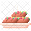 Bruschetta Appetizer Food Icon