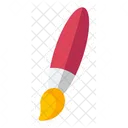 Cute School Sticker Brush Color Icon