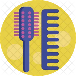 Brush and Comb  Icon