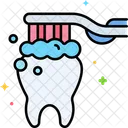 Brush Teeth Tooth Toothpaste Icon