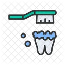 Brushing Hygiene Toothpaste Icon