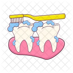 Brushing teeth  Icon