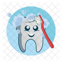 Brushing teeth  Icon