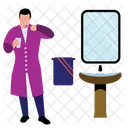 Brushing Teeth Toothbrush Dental Care Icon