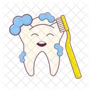 Brushing teeth  Icon