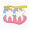 Brushing teeth  Icon