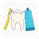 Brushing teeth  Icon