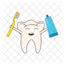 Brushing teeth  Icon