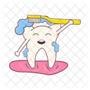 Brushing teeth  Icon