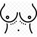 Brust Brustwarze Symbol
