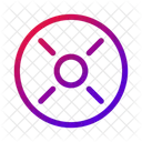 Brustwarzenabdeckung Brust Schild Icon