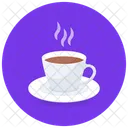 Brutzelnder Tee Heisser Tee Tasse Tee Symbol