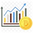 Bitcoin Analyse Finanzanalyse Finanzdiagramm Symbol