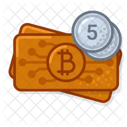 Btc Back Coin Five  Icon