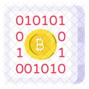 Btc Binary Data Btc Binary Code Crypto Icon