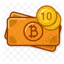 Btc Coin Ten Icon