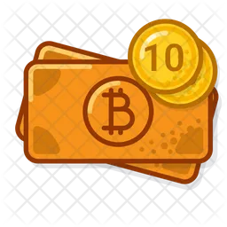 Btc Coin Ten  Icon