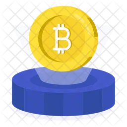 Btc Hologram  Icon