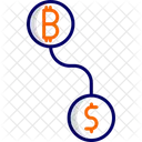 BTC-Konvertierung  Symbol