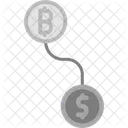 BTC-Konvertierung  Symbol