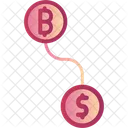 BTC-Konvertierung  Symbol