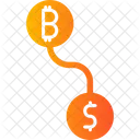 BTC-Konvertierung  Symbol