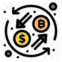 Btc para dólar  Ícone