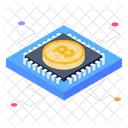 Bitcoin Processor Cryptocurrency Processor Digital Currency Icon