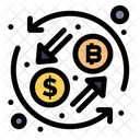 Btc To Dollar Icon