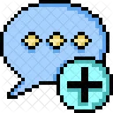 Bubble Chat Pixelart Icon