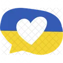 Ukraine Ukrainian Bubble Icon