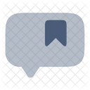 Bubble Bookmark Tag Favourite Icon